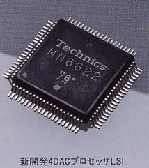 4DACプロセッサLSI(MN6622)