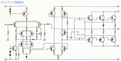 メインアンプ回路図