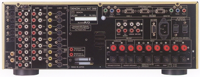 DENON AVC-2890の仕様 デノン/デンオン