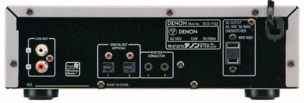 DENON DCD-F102の仕様 デノン/デンオン