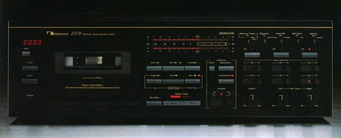 Nakamichi ZX-9の仕様 ナカミチ