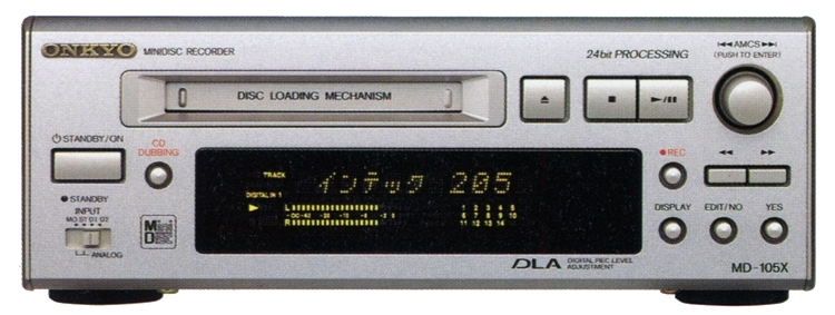 ONKYO MD-105Xの仕様 オンキヨー/オンキョー ONKYO MD-105Xの仕様 オンキヨー/オンキョー