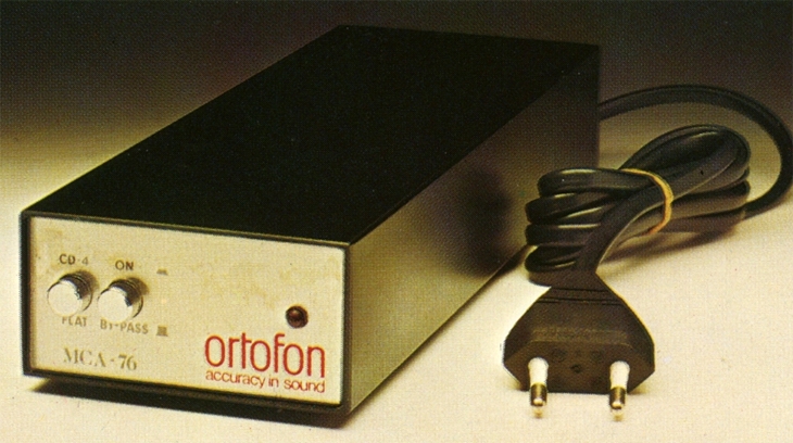 最大81%OFFクーポン ORTOFON MCカートリッジ用ヘッドアンプ サブソニックフィルター CD-4フィルター付き MCA-76  オリジナル布ダストカバー プレ