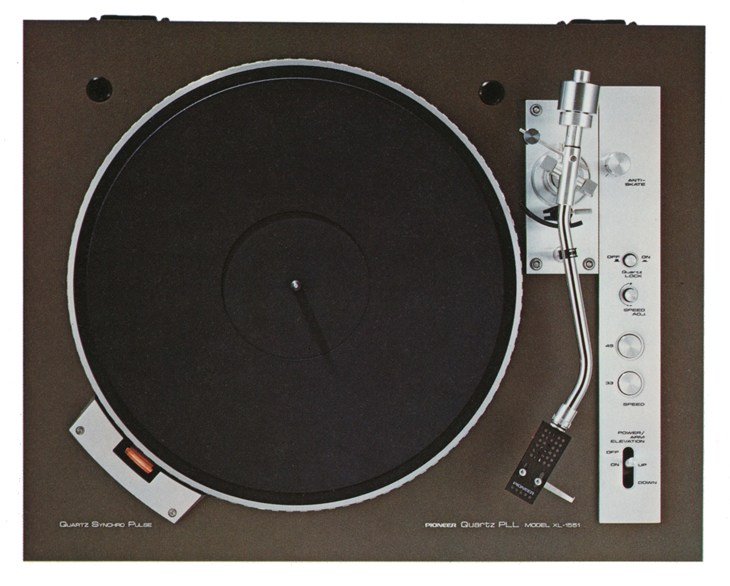 Pioneer パイオニア XL-1551 Quartz PLL レコード