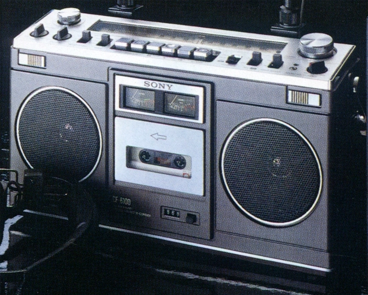SONY／ソニー／ラジカセ／CF-6100／メンテナンス済み／メンテ