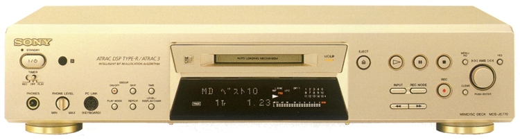 SONY MDS-JE770の仕様 ソニー SONY MDS-JE770の仕様 ソニー