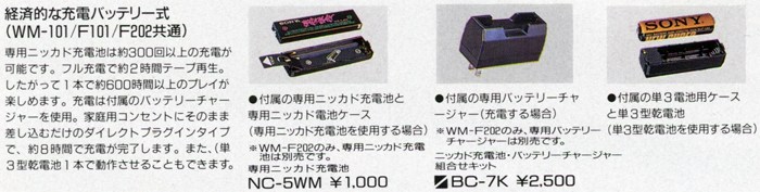 SONY WM-F101の仕様 ソニー