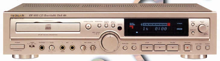 オーディオ機器 その他 ずっと気になってた TEAC ティアック RW-800 CDレコーダー CD-R RW対応 