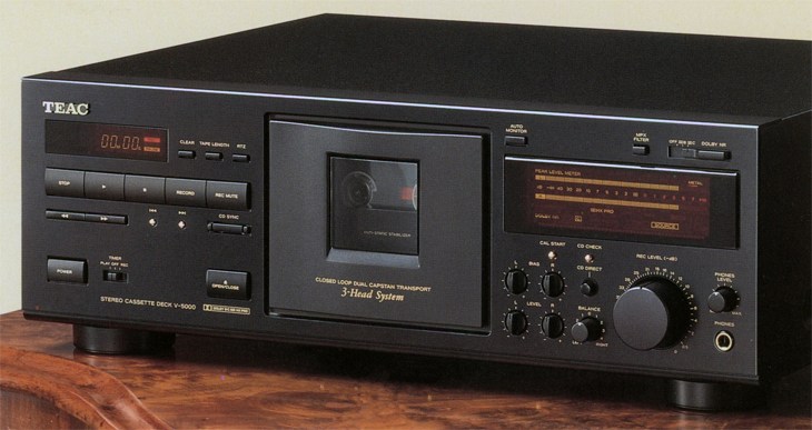 TEACステレオカセットデッキ V-5000（ジャンク）｜カセットデッキ